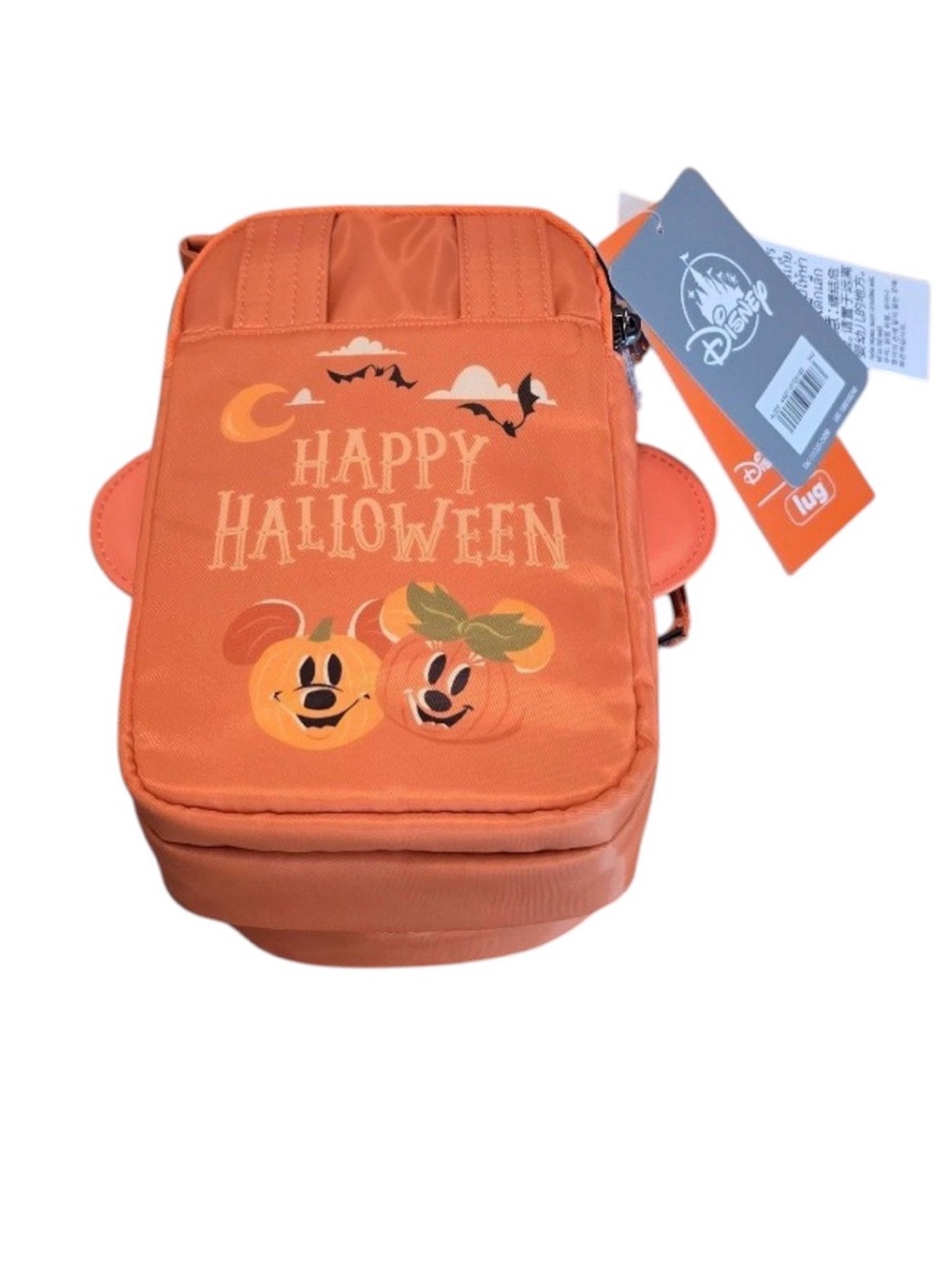 Lug Disney Orange Mickey Pumpkin Crossbody Bag New with Tags - Picture 2 of 4